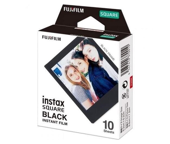 Fujifilm Film Instax Square 10List Black Frame