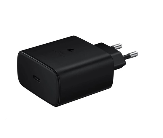 Samsung cestovní nabíječka EP-T4511XBE, Fast Charging 45W, USB-C + datový kabel USB-C, černá