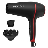 Revlon Smoothstay Coconut Oil RVDR5317E fén na vlasy, 2000 W, 2 rychlosti, 3 teploty, černá