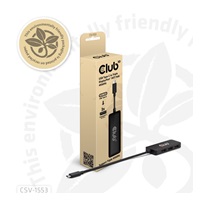 Club3D hub MST USB-C na 3xDisplayPort, Single: 8K30Hz, Triple: 4K60Hz