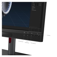 LENOVO LCD ThinkVision 27 3D - 27‘‘,IPS,matný,16:9,3840x2160(2D),1920x2160(3D),4ms,HDMI,DP,USB-C,USB Hub,RJ45,VESA,Pivot
