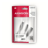 AXAGON ADA-HCPD, USB-C na 3.5mm jack - Hi-Res DAC audio adaptér, 384kHz/32bit, stereo, PD 60W 3A
