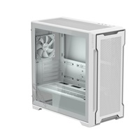 GIGABYTE case GB-C102GI, Mid Tower, 2x USB3.0, Průhledná bočnice, 2x 120mm Fan, bílá