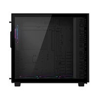 GIGABYTE case GB-AC400G ST, Mid Tower, 1x USB-C, 2x USB3.0, Průhledná bočnice, 4x ARGB 120mm Fan, černá