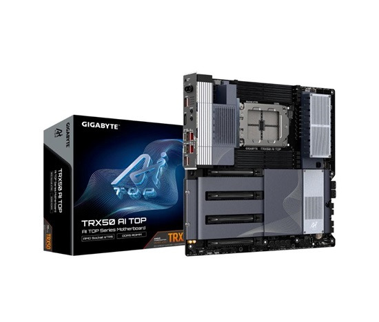 GIGABYTE MB Sc sTR5 TRX50 AI TOP, AMD TRX50, 8xDDR5, WI-FI, E-ATX