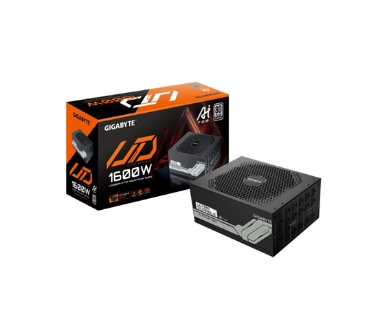 GIGABYTE zdroj UD1600PM PG5 AI TOP, 1600W, 80+ Platinum, 140mm fan