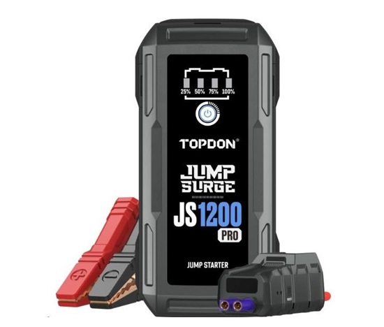 TOPDON Car Jump Starter JumpSurge 1200 PRO, 10000 mAh