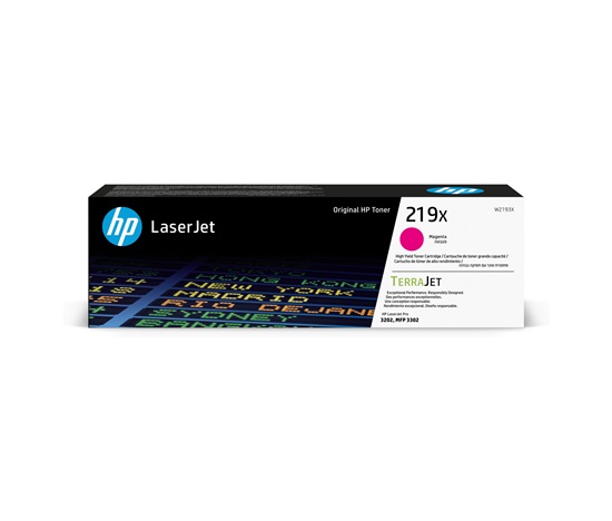 BAZAR - HP 219X High Yield Magenta Original LaserJet Toner Cartridge (2,500 pages) - Poškozený obal (Komplet)