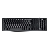 GENIUS klávesnice KB-117, Drátová, Copilot, USB, černá, CZ+SK layout