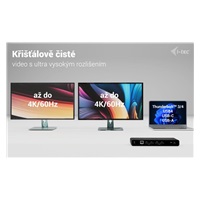 i-tec Universal Dual 4K Display Docking Station, Power Delivery 85W