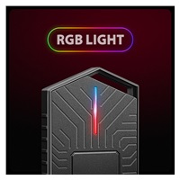 AXAGON EEM2-GAM, USB-C 10Gbps - NVMe & SATA SSD GAME M.2 box, bezśrubowy