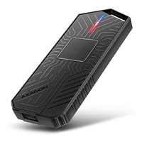 AXAGON EEM2-GAM, USB-C 10Gbps - NVMe & SATA SSD GAME M.2 box, bezśrubowy