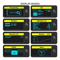 AXAGON EEM2-SD2 USB-C 10Gbps - M.2 NVMe & SATA SSD metalowy DISPLAY box, bezśrubowy