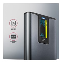 AXAGON EEM2-SD2 USB-C 10Gbps - M.2 NVMe & SATA SSD metalowy DISPLAY box, bezśrubowy