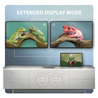 AXAGON HMC-7HX2, USB 5Gbps hub, 2x USB-A, USB-C, 2x HDMI 4k/60Hz, RJ-45 GLAN, PD 100W, kabel USB-C 15cm