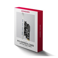 AXAGON PCEU-430RS, kontroler PCIe, 4x port USB 5Gbps, zasilanie SATA, Renesas PD720201, SP