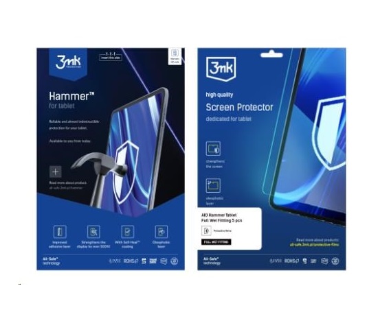3mk All-Safe - AIO PLUS fólie Hammer Cutting Mat - Tablet Plus do 15", 1 ks