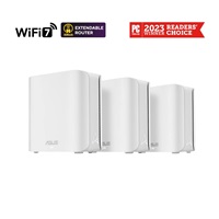 ASUS ZenWifi BD4 3-pack, WiFi7 Extendable Router, AiMesh, 2x WAN/LAN