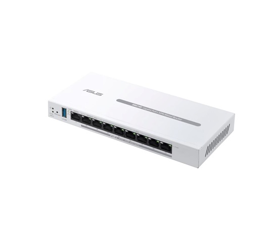 ASUS ExpertWifi EBG19P VPN Router, 8x PoE+ port, Až 3 WAN, 1x USB3.2