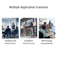 ASUS ExpertWifi EBG19P VPN Router, 8x PoE+ port, Až 3 WAN, 1x USB3.2