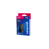 GOODRAM externí SSD HX200 2TB, USB-C 3.2 Gen2x2, (R:1600/W:1500MB/s), černá