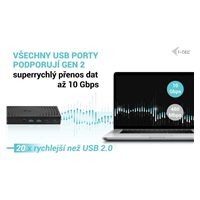 BAZAR - i-tec USB 3.0 / USB-C / Thunderbolt, 3x 4K Docking Station Gen 2 + PD 100W - Po opravě (Komplet)