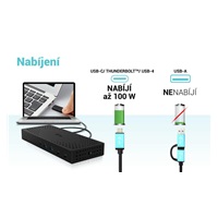 BAZAR - i-tec USB 3.0 / USB-C / Thunderbolt, 3x 4K Docking Station Gen 2 + PD 100W - Po opravě (Komplet)