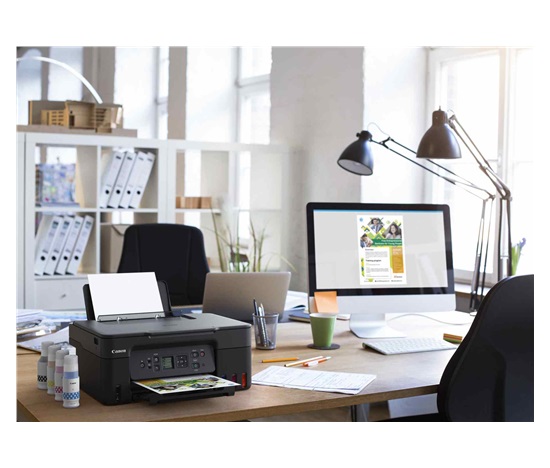 BAZAR - Canon PIXMA Tiskárna černá G3470 BLACK (doplnitelné zásobníky inkoustu) - MF (tisk,kopírka,sken), USB, Wi-Fi - A