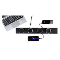 Viking zásuvkový modul A60, 1x USB-A, 1x USB-C, PD, stříbrno-černá
