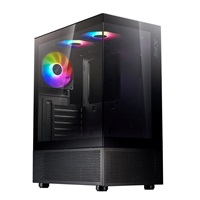 ADATA XPG case INVADER X MINI Mid-Tower, bez zdroje, 5x 120mm Fan, Černá
