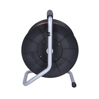 Solight prodlužovací přívod na bubnu, 4 zásuvky, 50m, oranžový kabel, 3x 1,5mm2