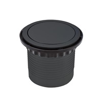 Solight 3z + USB A+C výsuvný blok zásuvek, 2m, černý