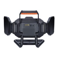 Solight LED reflektor 30W, přenosný, nabíjecí, 3000lm, oranžovo-černý