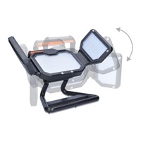 Solight LED reflektor 30W, přenosný, nabíjecí, 3000lm, oranžovo-černý