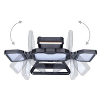 Solight LED reflektor 30W, přenosný, nabíjecí, 3000lm, oranžovo-černý