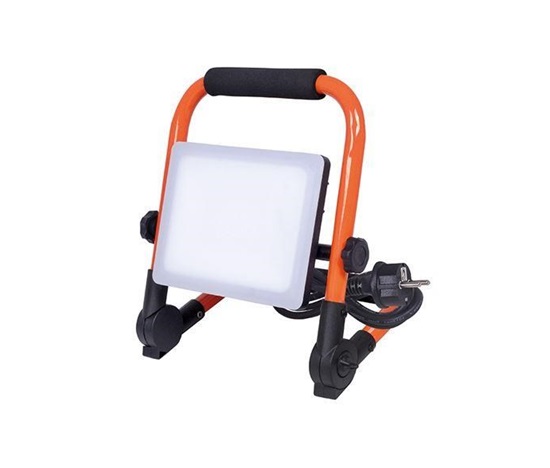 Solight LED reflektor se sklopným stojanem, 30W, 2700lm, 4000K, kabel se zástrčkou, IP65