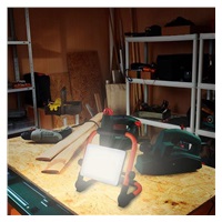 Solight LED reflektor se sklopným stojanem, 30W, 2700lm, 4000K, kabel se zástrčkou, IP65