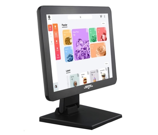 Virtuos 15'' LCD BMonitor BM-1500, dotykový, čtečka magnet. karet, HDMI, VGA, USB