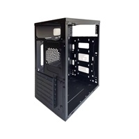 EUROCASE skříň ML N6-500B, Midi Tower, 1xUSB-C, 2xUSB 3.0, 2x audio, bez zdroje