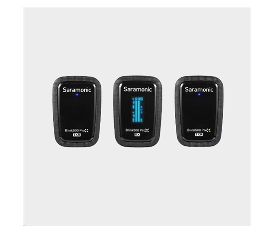 Saramonic Blink 500 ProX B2R 2.4GHz Dual-Channel Wireless Microphone System with Charging Case