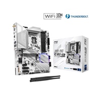 ASRock MB Sc LGA1851 Z890 PRO RS WIFI WHITE, Intel Z890, 4xDDR5, 1xHDMI, WI-FI