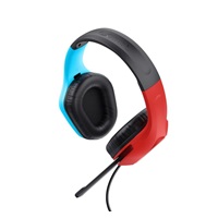 TRUST Herní sluchátka GXT 416S ZIROX, pro Nintendo Switch, modro-červená