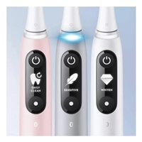 Oral-B iO Series 6s elektrický zubní kartáček, časovač, tlakový senzor, 5 programů, aplikace Oral-B, šedá