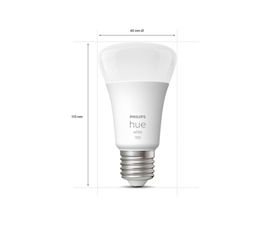 BAZAR PHILIPS Hue White 9.5W 1100 E27 2ks POŠKOZENÝ OBAL