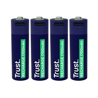 TRUST Nabíjecí baterie AA, USB-C, 4ks