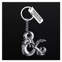 Konix Dungeons & Dragons "3D Logo" Metal Keychain