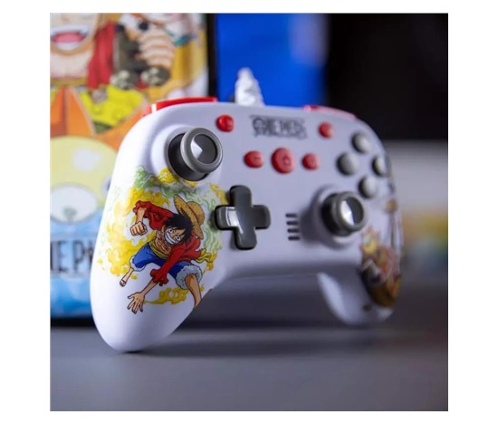 Konix One Piece Nintendo Switch/PC White Controller