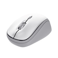 TRUST Myš YVI+, Bezdrátová, Eco, bílá - bluetooth + wifi