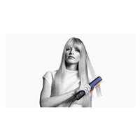 Dyson Airstrait HT01 žehlička na vlasy, LCD displej, Hyperdymium™ motor, automatická pauza, pruská modrá/měděná