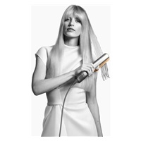 Dyson Airstrait HT01 žehlička na vlasy, LCD displej, Hyperdymium™ motor, automatická pauza, stříbrná/měděná